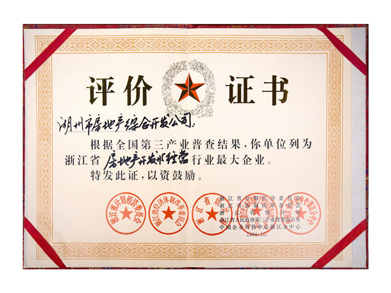 省房地产开发谋划行业最大企业