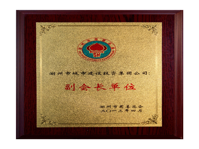 湖州市慈善总会副会长单位