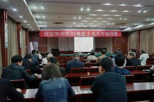 2003网站太阳集团集团组织党员干部寓目党的十九大开幕式